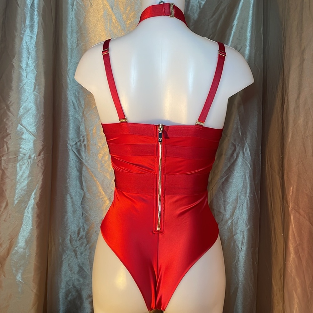 Honey Birdette Carter Red Bodysuit - Picture 3 of 7